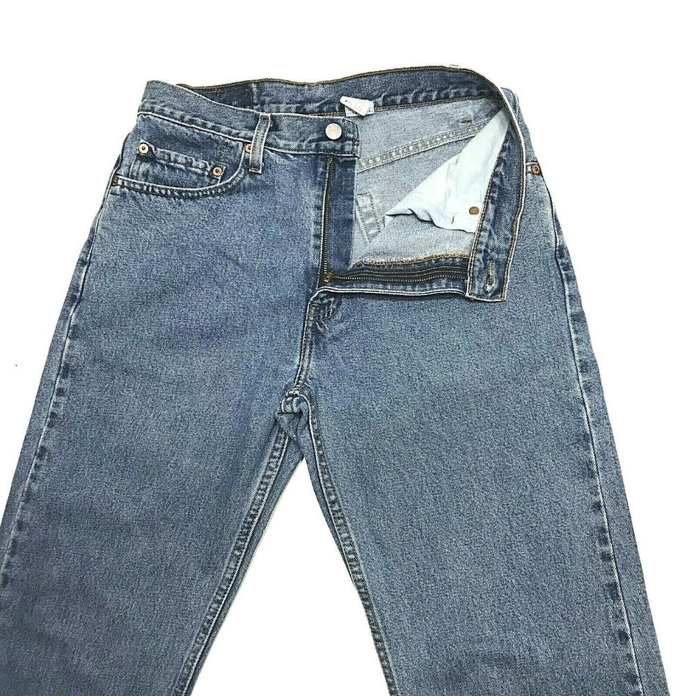 SOLD Levi's 33x32 505 Regular Fit Blue Jean GUC - Picture 3 of 8